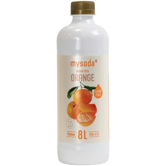 Mysoda Appelsiini Sokeriton Virvoitusjuomatiiviste 500ml｜MySoda 橙汁无糖浓缩软饮料 500ml