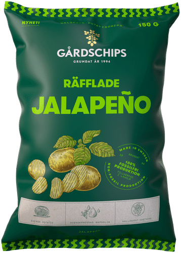 GÅRDSCHIPS 墨西哥辣椒 150g｜Gårdschips Jalapeno 150g