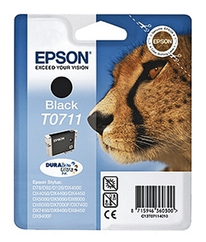 Epson 黑色墨盒 T0711