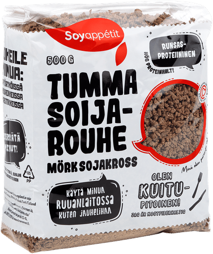 Soyappétit 500g Tumma soijarouhe｜Soyappétit 500克深色大豆碎