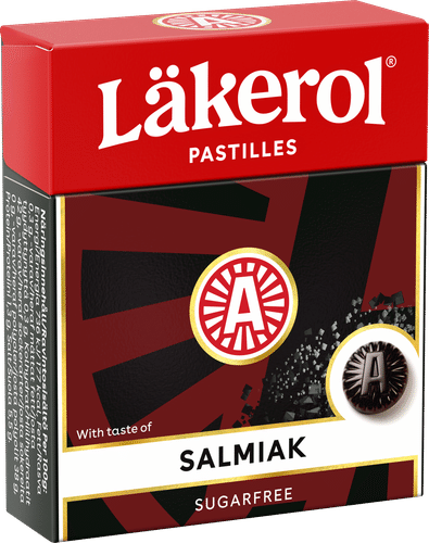 Läkerol 经典咸甘草糖 25g｜Läkerol Classic Salmiak pastilli 25g