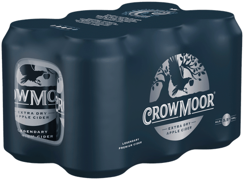 Crowmoor 6 件装 Crowmoor 特干苹果苹果气泡饮料 5.5% 罐装 0,33 L