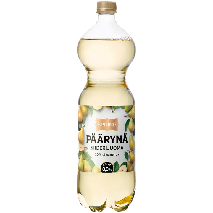 SPRING 1,5l päärynäsiiderijuoma｜Spring 1.5升梨汁饮料