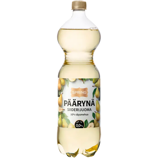 SPRING 1,5l päärynäsiiderijuoma｜Spring 1.5升梨汁饮料