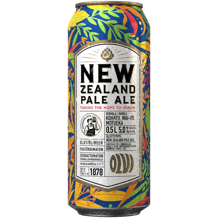 OLVI New Zealand Pale Ale 5,0 % 0,5 l tlk｜Olvi 新西兰淡色艾尔 5.0% 0.5 升 tlk