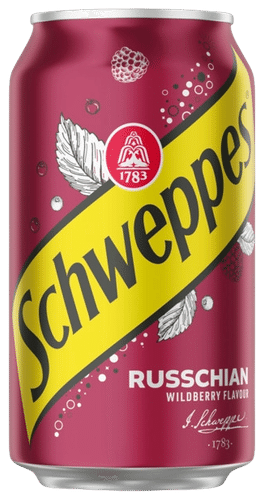 Schweppes 鲁斯奇安汽水罐装 0,33 L｜Schweppes Russchian virvoitusjuoma tölkki 0,33 L