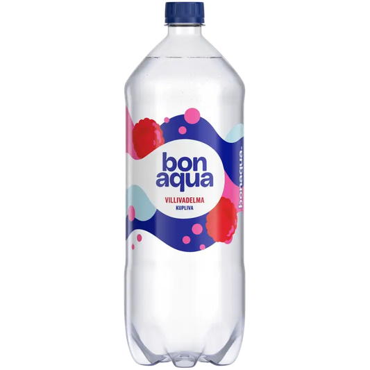 Bonaqua Villivadelma Hiilihapotettu juoma muovipullo 1,5 L｜Bonaqua Villivadelma 碳酸饮料塑料瓶 1,5 L