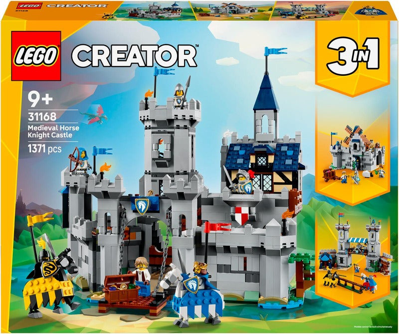 LEGO 创作者31168中世纪骑士城堡｜LEGO Creator 31168 Keskiaikainen hevosritarilinna