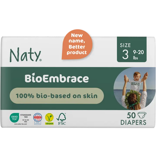 Naty teippivaippa Midi 3 50kpl 4-9kg｜Naty 胶带尿布 Midi 3 50 片 4-9kg