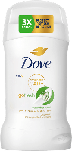 Dove 72h 高级护理黄瓜止汗香体棒 含神经酰胺技术 50 ML