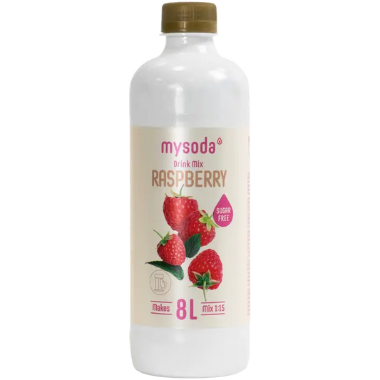 Mysoda Vadelma Sokeriton Virvoitusjuomatiiviste 500ml｜MySoda 覆盆子无糖浓缩软饮料 500ml