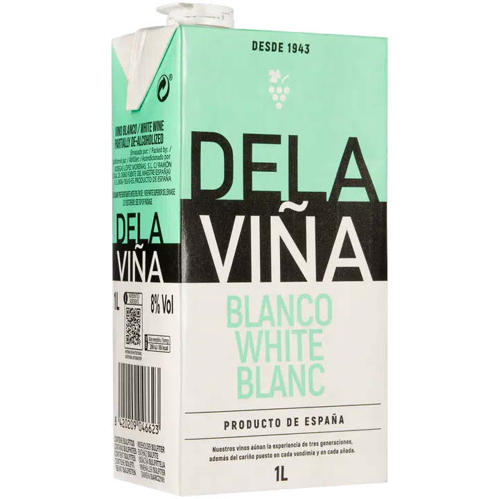 Delaviña Blanco 8,0 til. % 1l tetra｜Delaviña 布兰科 8.0 卷。 % 1l 四