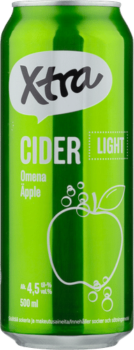 Xtra 淡味苹果气泡饮料 4.5% 500ml 淡味苹果气泡饮料