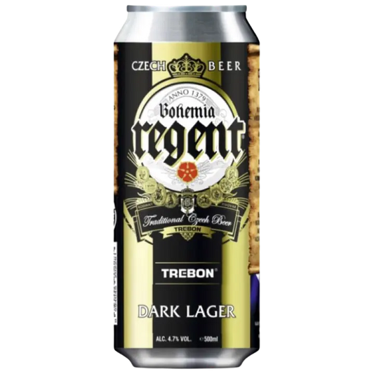 Bohemia Regent Tumma Lager Olut 4,7% 50cl tölkki｜Bohemia 丽晶黑饮料 4.7% 50cl 罐装