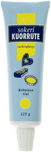 Golden Star 125g sokerikuorrute keltainen｜Golden Star 125g 黄色糖霜