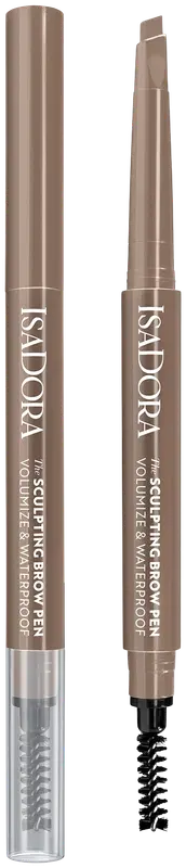 IsaDora 塑形眉笔带刷 05 灰褐 0,2 g｜Isadora Sculpting Brow Pen With Brush kulmakynä 05 Taupe 0,2 g