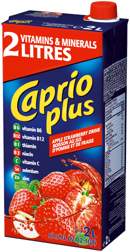 Caprio Plus mansikka-omenamehujuoma 2L｜Caprio Plus 草莓苹果汁饮料 2L