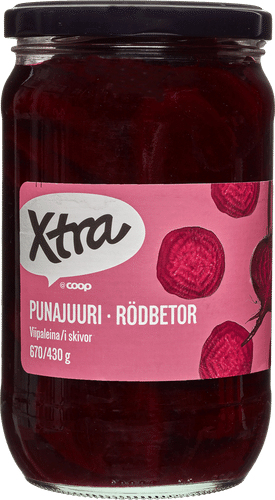 Xtra 腌甜菜片 670/430 g