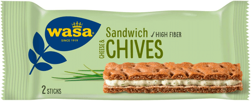 Wasa Sandwich 37g juusto & ruohosipuli｜Wasabröd Wasa Sandwich 37克 奶酪与细香葱