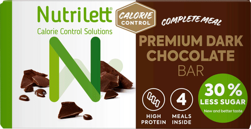 Nutrilett 优质黑巧克力棒 代餐棒 4x59g