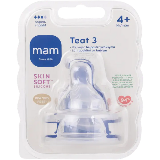 MAM pullotutti 3 +4kk｜None MAM 奶瓶奶嘴 3 +4 个月