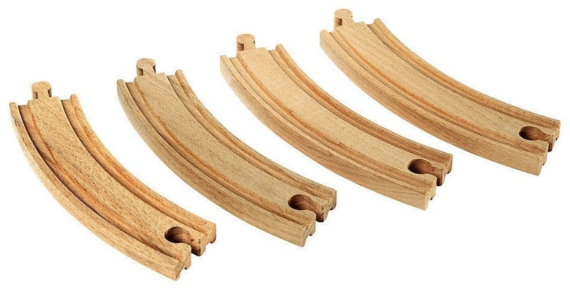 BRIO 弧形板 17cm 4kpl｜BRIO kaarrepalat 17cm 4kpl