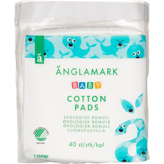 Änglamark Baby vanulappu luomu 40 kpl｜Änglamark 有机婴儿棉垫 40 kpl