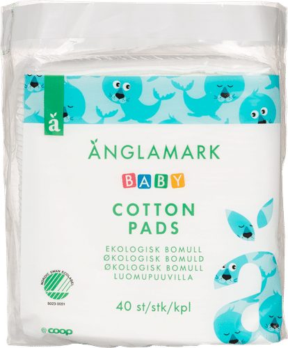 Änglamark 有机婴儿棉柔巾 40 kpl