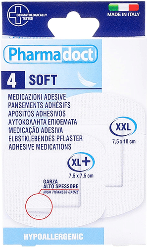 Pharmadoct 柔软伤口垫7.5x7.5厘米和7.5x10厘米