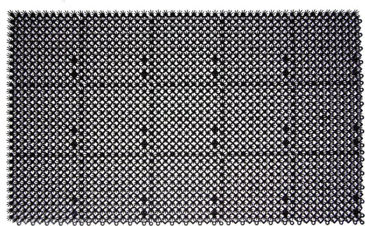 Atplast Plast-Turf拼接人造草皮垫43x71厘米，黑色