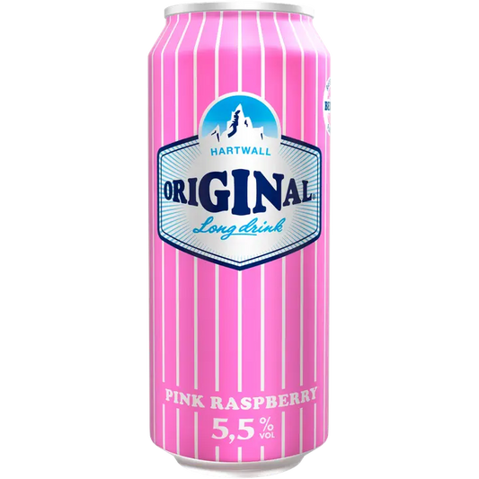 Hartwall Original Long Drink Pink Raspberry 5,5% 0,5 l｜Hartwall Original Long Drink 粉红树莓 5.5% 0,5 l