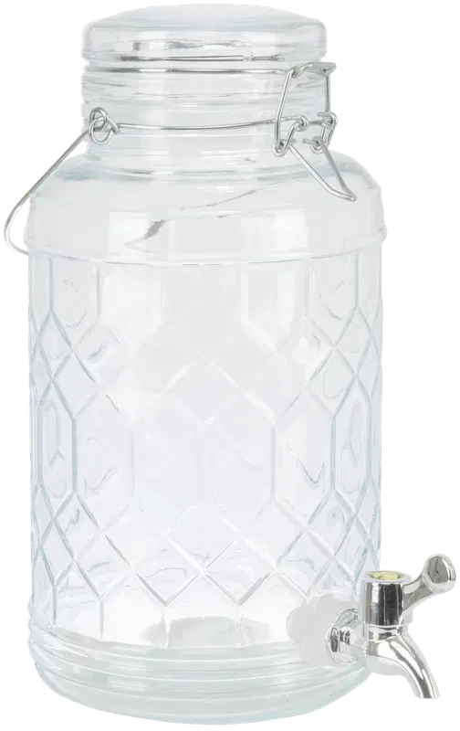 House 带龙头玻璃饮料桶 3,5 l
