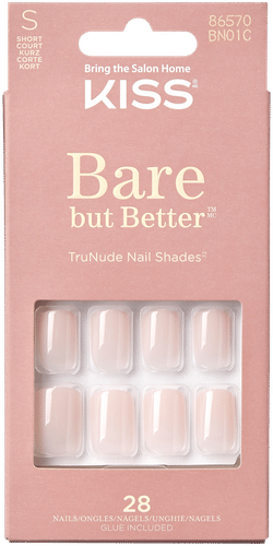 Kiss Bare but Better 指甲油 Nudies 28kpl