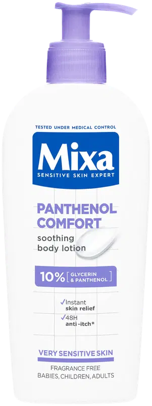 Mixa 泛醇身体乳 舒缓型，适用于极敏感肌肤 250ml｜Mixa Panthenol Vartalovoide Rauhoittava vartalovoide erittäin herkälle iholle 250ml