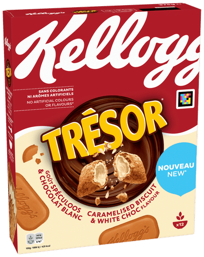 KELLOGG'S Tresor Caramelised Biscuit & White Chocolate 375g｜Kellogg's Tresor 焦糖饼干白巧克力 375g