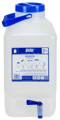 Plastex vesiastia 728 hanalla 10l