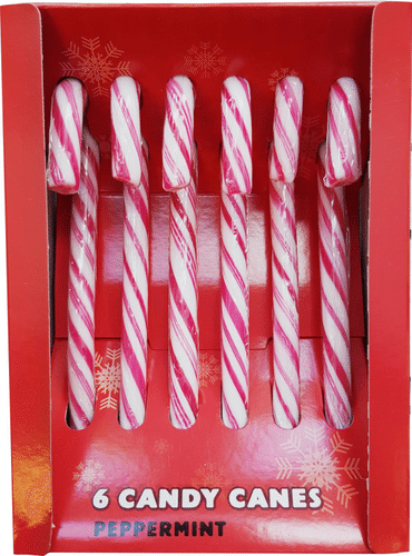 Prix Candy Canes 糖果拐杖硬薄荷糖 6个/盒 84g
