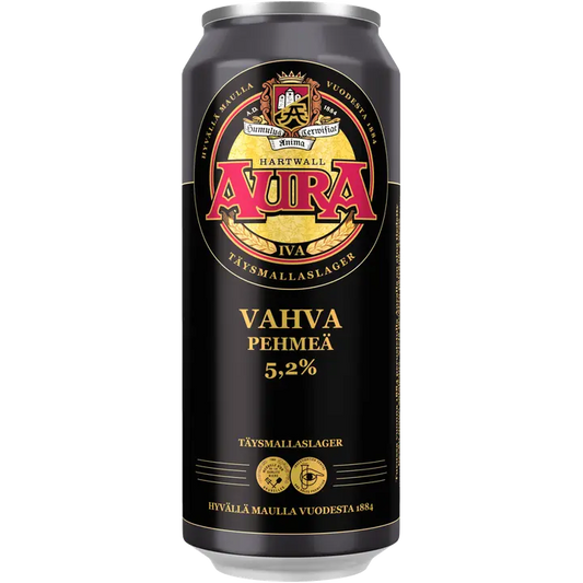 Aura olut 5,2% 0,5 l｜Hartwall 奥拉饮料 5.2% 0,5 l