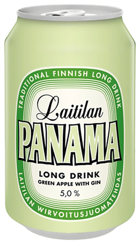 Laitilan Panama 青苹果 5.0% 0.33L 风味饮品基酒苹果味长饮