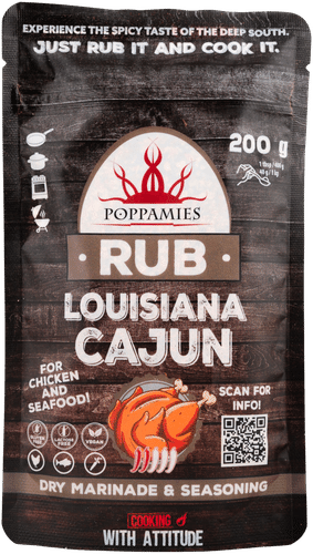 Poppamies Rub Louisiana Cajun mausteseos 200g