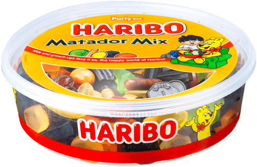 Haribo Matador Mix 600克糖果盒｜HARIBO Matador Mix 600g Karkkirasia