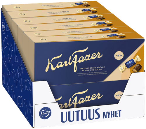 Karl Fazer Crème Brûlée suklaakonvehti 250g