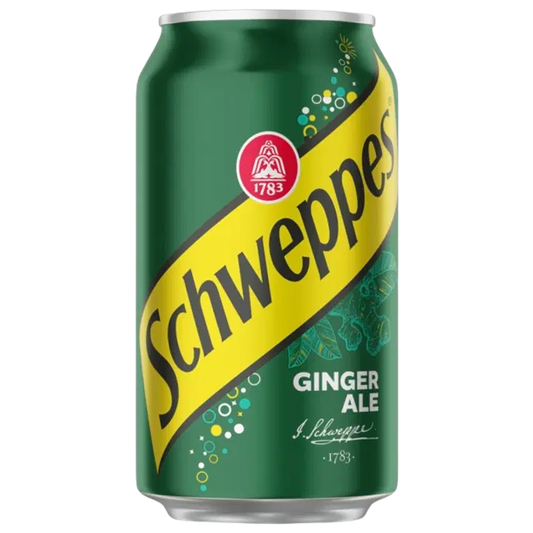 Schweppes Ginger Ale virvoitusjuoma tölkki 0,33 L｜Schweppes 姜汁汽水软饮料罐 0,33 L