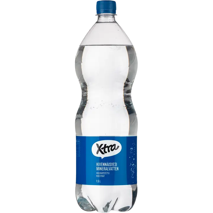 Xtra hiilihapotettu kivennäisvesi 1,5l｜Xtra 碳酸矿泉水 1,5l