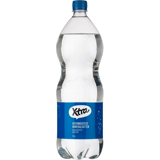 Xtra hiilihapotettu kivennäisvesi 1,5l｜Xtra 碳酸矿泉水 1,5l