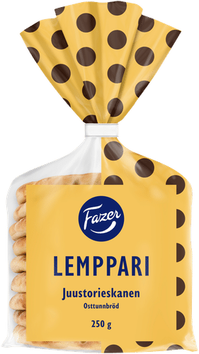 Fazer Lemppari Juustorieskanen 9kpl 250g｜Fazer 最爱奶酪薄饼 9个装 250g