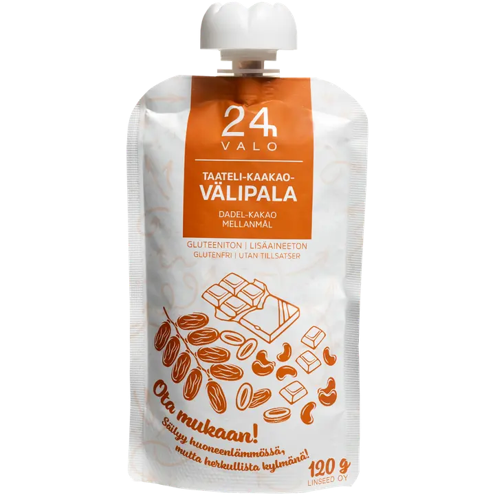VALO24h Taateli-kaakao -välipala 120 g｜Valo24h 枣可可零食 120 g