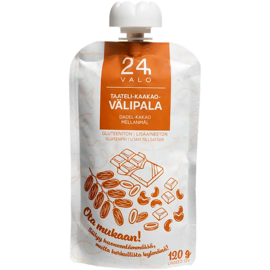 VALO24h Taateli-kaakao -välipala 120 g｜Valo24h 枣可可零食 120 g