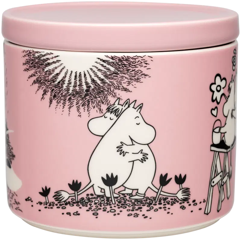 Moomin Arabia 姆明 爱30 罐子 0,7L｜Moomin Arabia Muumi Rakkaus 30 purkki 0,7L