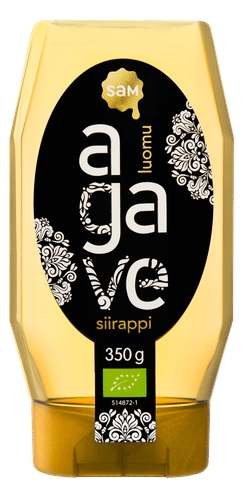 Hunajainen SAM Luomu Agavesiirappi 350g｜Hunajainen Sam 有机龙舌兰糖浆 350g